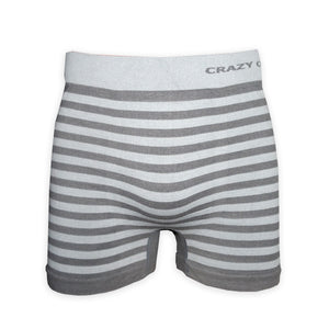 Crazy Cool® Stretches Seamless Mens Boxer Briefs Underwear 6-Pack Set - Stripes