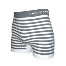 Load image into Gallery viewer, Crazy Cool Stretches Seamless Mens Boxer Briefs Underwear 6-Pack Set - Stripes