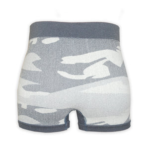 Crazy Cool Stretches Seamless Mens Boxer Briefs Underwear 6-Pack Set - Camouflage