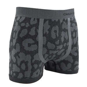 Crazy Cool Stretches Seamless Mens Boxer Briefs Underwear 6-Pack Set - Animal Prints