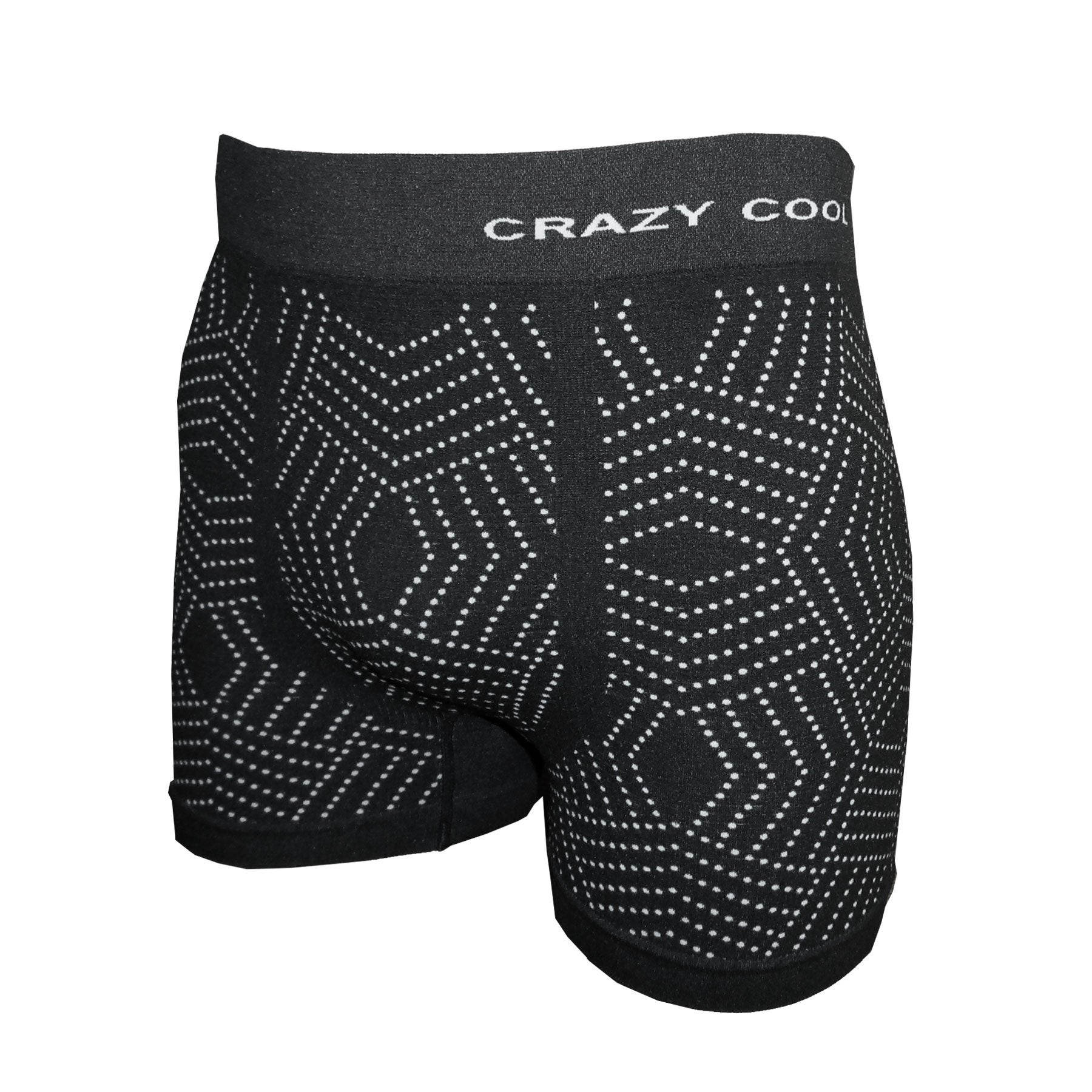 Crazy Cool Men's Seamless Boxer Briefs Underwear 6-Pack Set (Skull) 