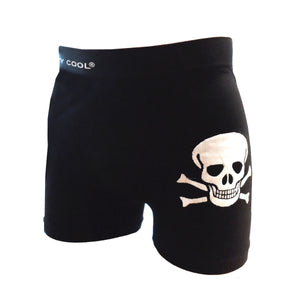 Crazy Cool® Stretches Seamless Mens Boxers Underwear 6-Pack Set - Skull Skeleton