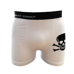 Crazy Cool® Stretches Seamless Mens Boxers Underwear 6-Pack Set - Skull Skeleton