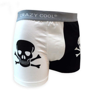 Crazy Cool® Cotton Mens Boxer Briefs Underwear Set 6-Pieces Set - Skull Skeleton